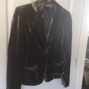 NWT velvet jacket